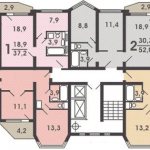 'картинка план квартир с балконами "утюг"' width="696